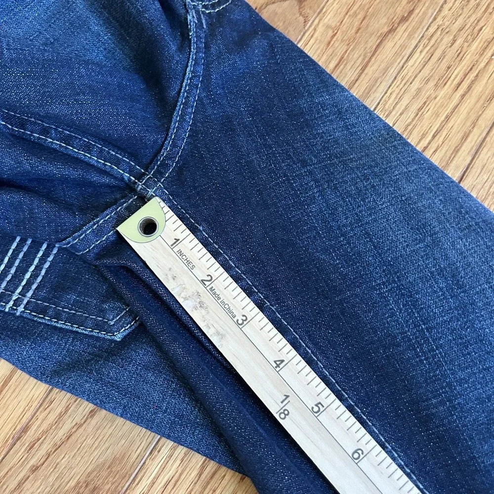CINCH Mens Jeans‎ 31x30 (Actual 34x26) Dark Blue Bootcut Western Cowboy Stretch